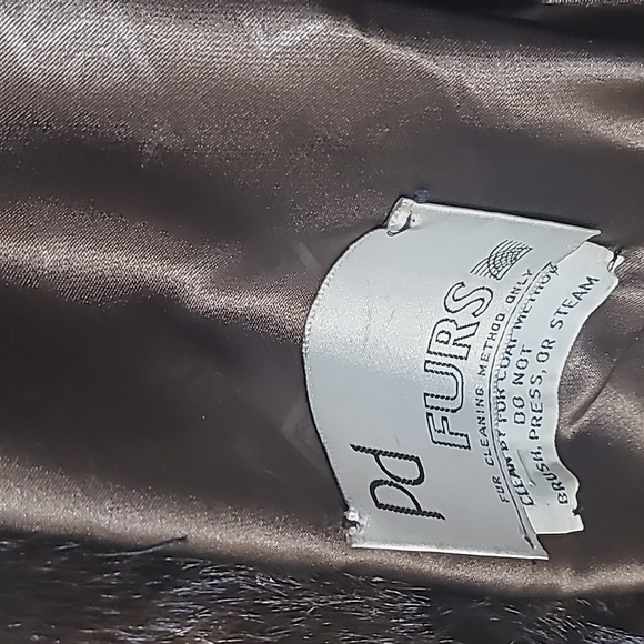 Mahogany Brown Mink Fur Coat - Picture 9 of 10